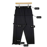 ARTS&SCIENCE ストレッチ 073-L313-022 コットン イージー パンツ ブラック レディース アーツ&サイエンス【中古】5-0922G∞