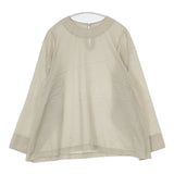 ARTS&SCIENCE バックボタン サイドタック 0221-L6169-0203 ブラウス シャツ 22SS ベージュ レディース アーツ&サイエンス【中古】5-0816M∞