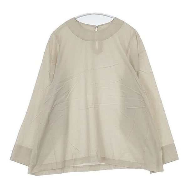 ARTS&SCIENCE バックボタン サイドタック 0221-L6169-0203 ブラウス シャツ 22SS ベージュ レディース アーツ&サイエンス【中古】5-0816M∞