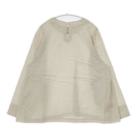 ARTS&SCIENCE バックボタン サイドタック 0221-L6169-0203 ブラウス シャツ 22SS ベージュ レディース アーツ&サイエンス【中古】5-0816M∞