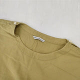 ARTS&SCIENCE New balloon blouse 0211-L6000-0143 コットン ブラウス シャツ イエロー系 レディース アーツ&サイエンス【中古】5-1201M∞