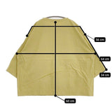 ARTS&SCIENCE New balloon blouse 0211-L6000-0143 コットン ブラウス シャツ イエロー系 レディース アーツ&サイエンス【中古】5-1201M∞