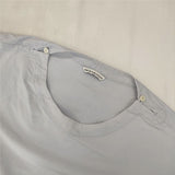 ARTS&SCIENCE New balloon blouse 0211-L6000-0143 コットン プルオーバー ブラウス シャツ ライトブルー レディース アーツ&サイエンス【中古】5-1201M∞