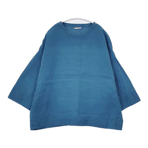 ARTS&SCIENCE ヘンプ 0211-L6000-1117 プルオーバー ブラウス シャツ ブルー レディース アーツ&サイエンス【中古】5-0816M∞