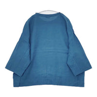ARTS&SCIENCE ヘンプ 0211-L6000-1117 プルオーバー ブラウス シャツ ブルー レディース アーツ&サイエンス【中古】5-0816M∞