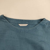 ARTS&SCIENCE ヘンプ 0211-L6000-1117 プルオーバー ブラウス シャツ ブルー レディース アーツ&サイエンス【中古】5-0816M∞