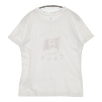 45R/45rpm HAPPY CLUB ロゴ サイズ3 半袖Ｔシャツ カットソー ホワイト レディース フォーティーファイブアールピーエム【中古】5-0708S♪