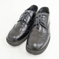 tricot COMME des GARCONS ウイングチップ 23.5cm シューズ・靴 ブラック レディース トリココムデギャルソン【中古】5-0904G◎