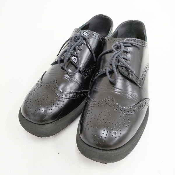 tricot COMME des GARCONS ウイングチップ 23.5cm シューズ・靴 ブラック レディース トリココムデギャルソン【中古】5-0904G◎