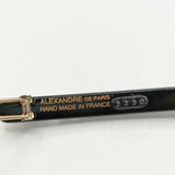 Alexandre De Paris ビジュー付き ヘアピン ヘアアクセサリー ブラック レディース アレクサンドルドゥパリ【中古】5-0813G∞