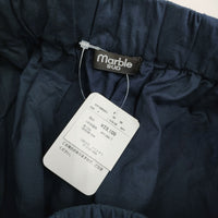 marble sud 新品 EMB zassou Skirt 雑草 刺繍 定価23100円 ギャザー ロングスカート 25SS ネイビー レディース マーブルシュッド【中古】5-0614M♪