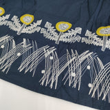marble sud 新品 EMB zassou Skirt 雑草 刺繍 定価23100円 ギャザー ロングスカート 25SS ネイビー レディース マーブルシュッド【中古】5-0614M♪