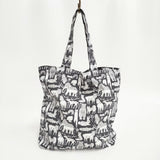 marble sud Nagano Nature ナガノネイチャー アニマル 動物 トートバッグ Cグレー ホワイト レディース マーブルシュッド【中古】5-0614G♪