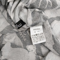 marble sud Nagano Nature ナガノネイチャー アニマル 動物 ワンピース 24SS グレー ホワイト レディース マーブルシュッド【中古】5-0614M♪