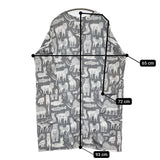 marble sud Nagano Nature ナガノネイチャー アニマル 動物 ワンピース 24SS グレー ホワイト レディース マーブルシュッド【中古】5-0614M♪