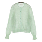 mina perhonen tulip 定価66000円 acs8900 mint 40 クルーネック カーディガン 24SS ライトグリーン レディース ミナペルホネン【中古】5-0614M♪