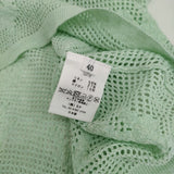 mina perhonen tulip 定価57200円 acs8901 mint サイズ40 クルーネック ニット 24SS ライトグリーン レディース ミナペルホネン【中古】5-0614M♪