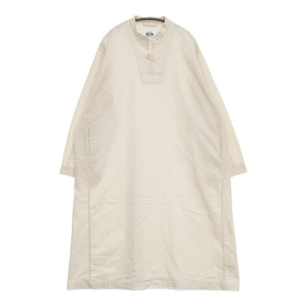 ARMY TWILL 新品 LaLa Begin別注 コットンリネンスモックワンピース 定価15400円 ワンピース ECRU ベージュ レディース アーミーツイル【中古】5-0922M∞
