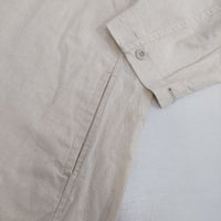 ARMY TWILL 新品 LaLa Begin別注 コットンリネンスモックワンピース 定価15400円 ワンピース ECRU ベージュ レディース アーミーツイル【中古】5-0922M∞