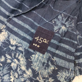 45R/45rpm ボーダーフラワープリントのドレス（インディゴ） 定価90200円 ワンピース 23SS ネイビー レディース フォーティーファイブアールピーエム【中古】5-1201M∞