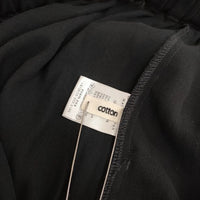 evam eva cotton skirt コットン 定価24200円 日本製　E231T162 ロングスカート 23SS ブラック レディース エヴァムエヴァ【中古】5-0922M∞