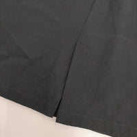 evam eva cotton skirt コットン 定価24200円 日本製　E231T162 ロングスカート 23SS ブラック レディース エヴァムエヴァ【中古】5-0922M∞