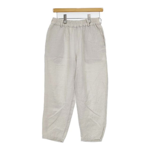 fog linen work リトアニア製 リネン イージー パンツ ライトベージュ レディース フォグリネンワーク【中古】5-0816M∞