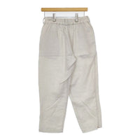 fog linen work リトアニア製 リネン イージー パンツ ライトベージュ レディース フォグリネンワーク【中古】5-0816M∞