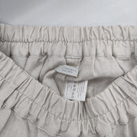 fog linen work リトアニア製 リネン イージー パンツ ライトベージュ レディース フォグリネンワーク【中古】5-0816M∞