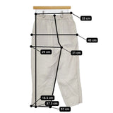 fog linen work リトアニア製 リネン イージー パンツ ライトベージュ レディース フォグリネンワーク【中古】5-0816M∞