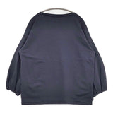 STAMP AND DIARY パフスリーブ 日本製 長袖Ｔシャツ カットソー ロンＴ ネイビー レディース スタンプ アンド ダイアリー【中古】5-0922M∞