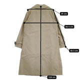 MARGARET HOWELL 578-9212002 ウールライナーベスト付き ベルト付き トレンチコート ベージュ レディース マーガレットハウエル【中古】5-1201T∞