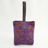 mina perhonen xa9766 kaleidoscope puisto bag プイストバッグ ワンハンドル トートバッグ パープル レディース ミナペルホネン【中古】5-1117T◎