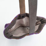 mina perhonen xa9766 kaleidoscope puisto bag プイストバッグ ワンハンドル トートバッグ パープル レディース ミナペルホネン【中古】5-1117T◎