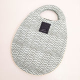 mina perhonen wave ウズラバッグ うずら トートバッグ ライトブルー カーキ レディース ミナペルホネン【中古】5-1112G∞