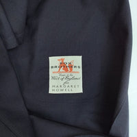 MARGARET HOWELL/FOX BROTHERS 578-120304 サマーウール サイズ1 テーラードジャケット ネイビー レディース マーガレットハウエル/フォックスブラザーズ【中古】5-0812M△