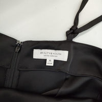 BEAUTY&YOUTH UNITED ARROWS サテンキャミソールサロペット 定価17600円 サロペット ブラック レディース ビューティアンドユース【中古】5-0816M∞
