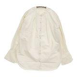 TODAYFUL スタンドカラーヴィンテージシャツ 定価11800円 12010407 コットン ブラウス シャツ ベージュ レディース トゥデイフル【中古】5-1022M∞