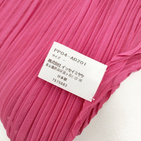 PLEATS PLEASE ISSEY MIYAKE イッセイミヤケ PP04-AD201 ストール ピンク レディース プリーツプリーズ【中古】5-0809G◎