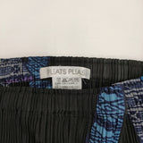 PLEATS PLEASE ISSEY MIYAKE フィッシュプリント プリーツスカート PP33-JG635 ロング ブラック レディース プリーツプリーズ【中古】5-0614M♪