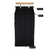 EVERYDAY I LIKE/Deuxieme Classe 新品 Sophieタイトスカート 定価29700円 リブニット ブラック レディース エヴリディアイライク【中古】5-0614M♪