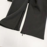 EVERYDAY I LIKE/Deuxieme Classe Warm Zip レギンスパンツ 定価16500円 サイズ38 ブラック レディース エヴリディアイライク【中古】5-0614M♪