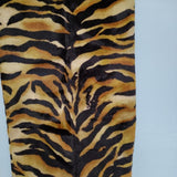 ACNE STUDIOS タイガー トラ柄 アニマル柄 センタープレスフレア パンツ ブラウン ベージュ レディース アクネストゥディオズ【中古】5-1023T∞