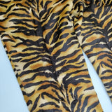 ACNE STUDIOS タイガー トラ柄 アニマル柄 センタープレスフレア パンツ ブラウン ベージュ レディース アクネストゥディオズ【中古】5-1023T∞