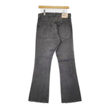 L'Appartement/Deuxieme Classe KURO別注 70s Flare Denim ダメージ加工 フレア デニムパンツ ブラック レディース アパルトモン【中古】5-0614G♪
