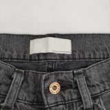 L'Appartement/Deuxieme Classe KURO別注 70s Flare Denim ダメージ加工 フレア デニムパンツ ブラック レディース アパルトモン【中古】5-0614G♪