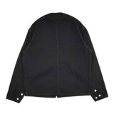 Lee/CITYSHOP 別注 ノーカラー カバーオール XS デニム ジャケット ブラック レディース リー/シティショップ【中古】5-1022M∞