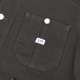 Lee/CITYSHOP 別注 ノーカラー カバーオール XS デニム ジャケット ブラック レディース リー/シティショップ【中古】5-1022M∞