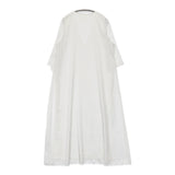 CITYSHOP SATIN KAFTAN DRESS 定価20900円 サイズ38 サテン Vネック ワンピース 24SS ホワイト レディース シティショップ【中古】5-0628M♪
