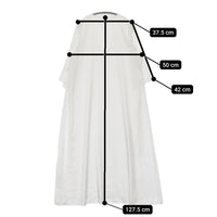CITYSHOP SATIN KAFTAN DRESS 定価20900円 サイズ38 サテン Vネック ワンピース 24SS ホワイト レディース シティショップ【中古】5-0628M♪